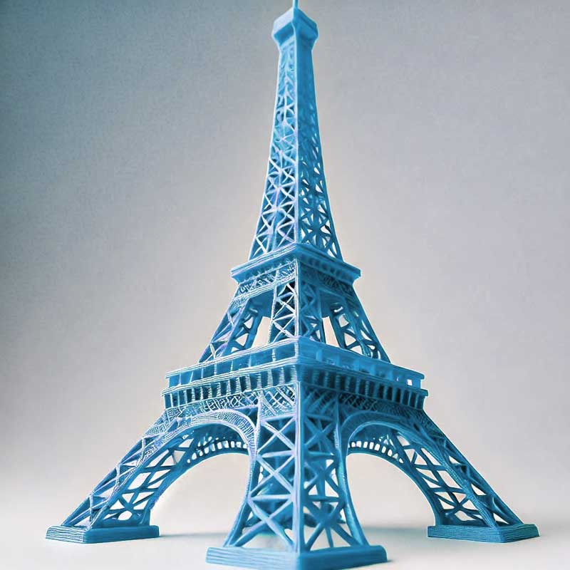 3d tower eiffle